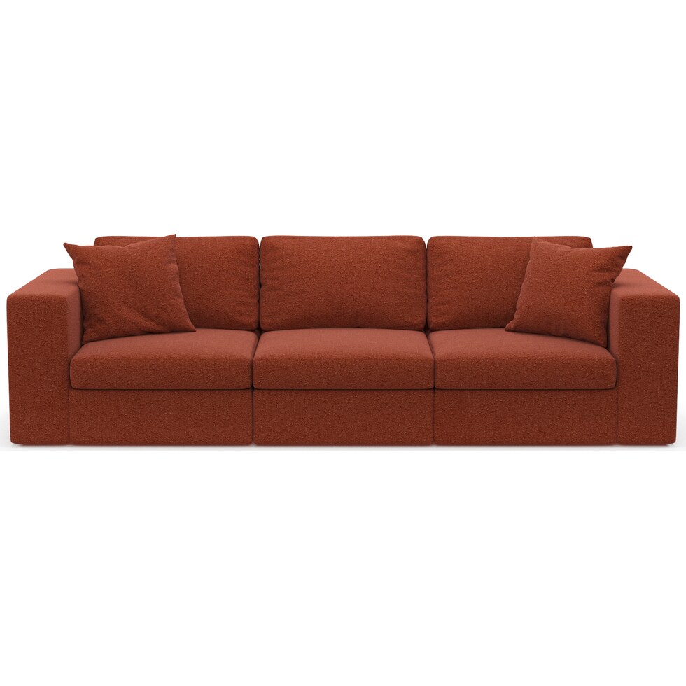 collin red sofa   