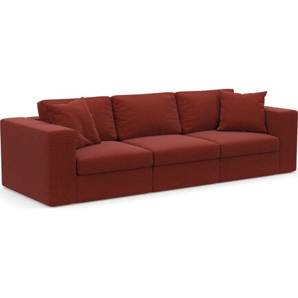 Collin Hybrid Comfort 3-Piece Sofa - Bloke Brick