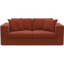 collin red sofa   