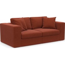 collin red sofa   