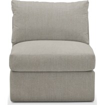 collin synergy oatmeal armless chair   