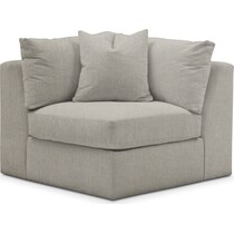 collin synergy oatmeal corner chair   