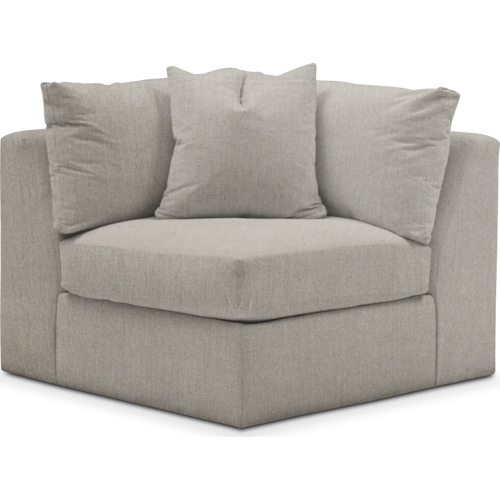 collin synergy oatmeal corner chair   
