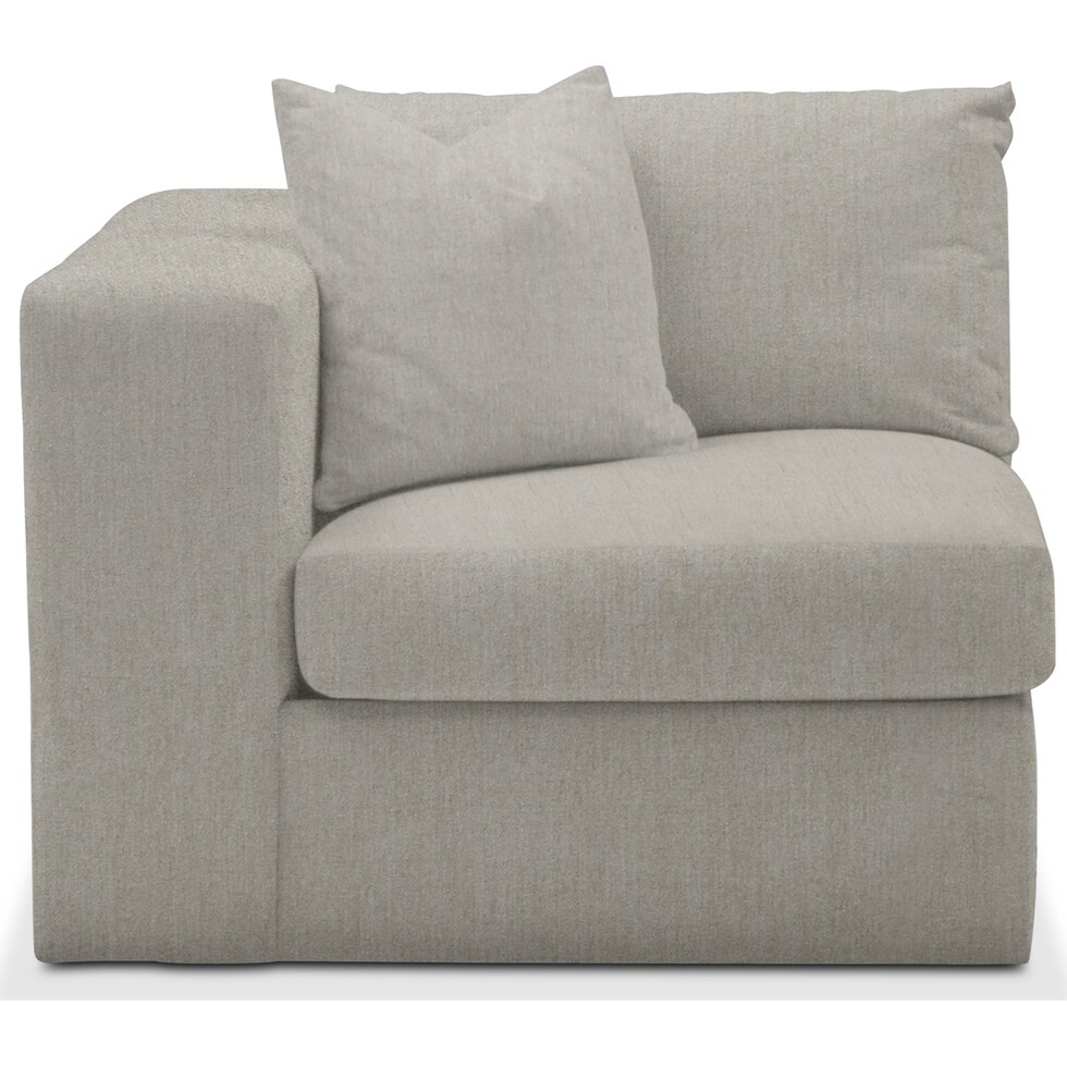 collin synergy oatmeal left arm facing chair   