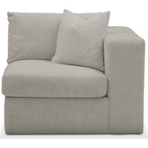 collin synergy oatmeal right arm facing chair   