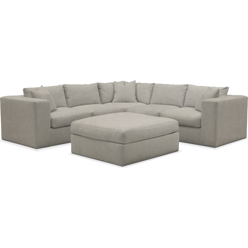 collin synergy oatmeal sectional   