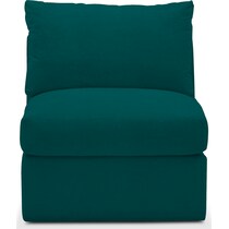 collin toscana peacock armless chair   
