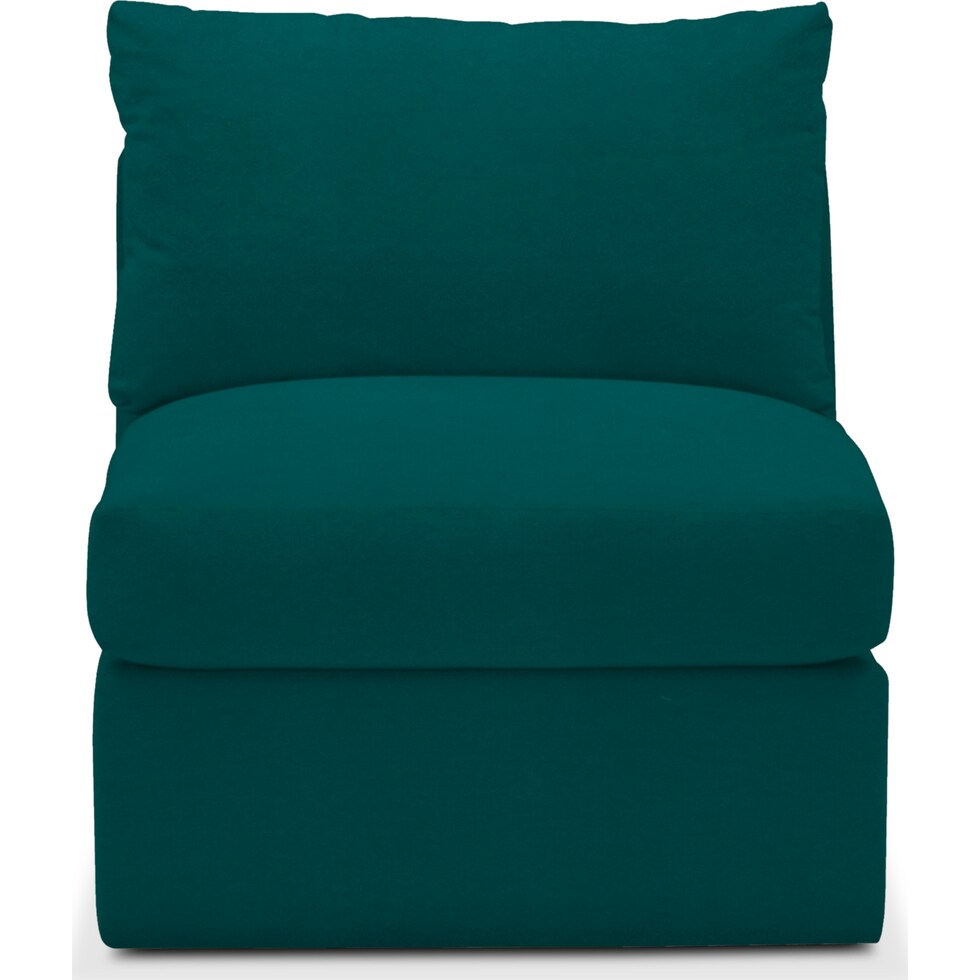collin toscana peacock armless chair   