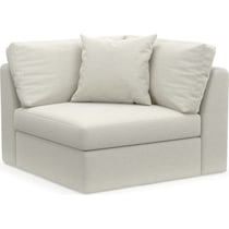 collin white corner chair   