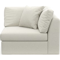 collin white corner chair   