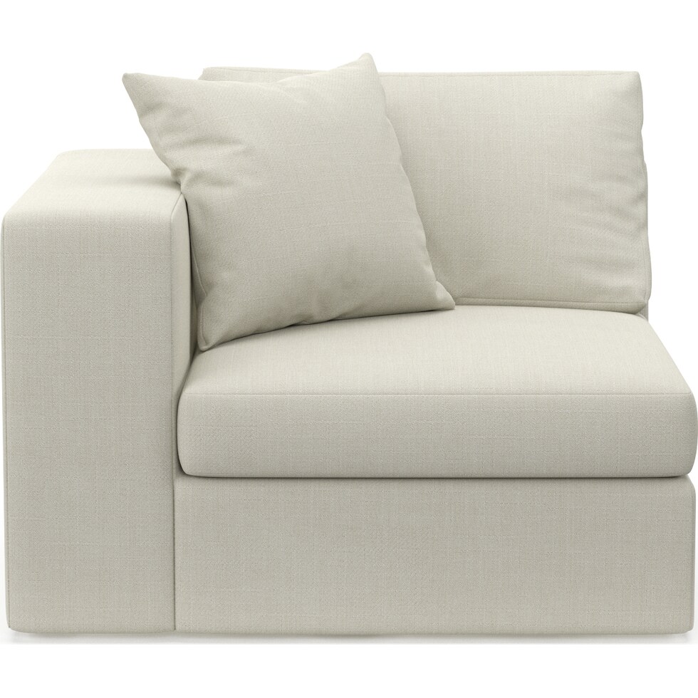 collin white left arm facing chair   