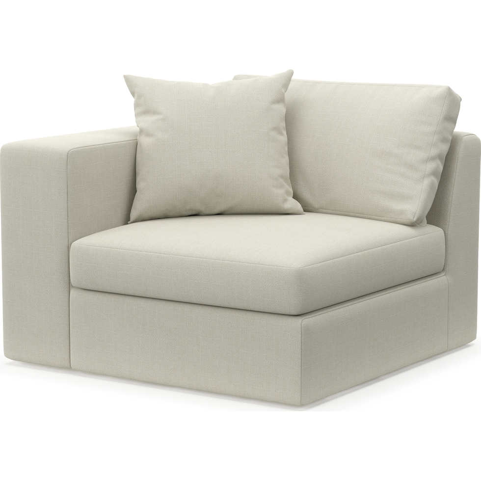 collin white left arm facing chair   