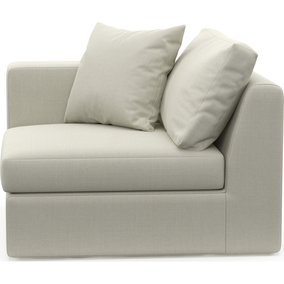 collin white left arm facing chair   