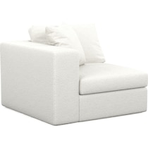 collin white left arm facing chair   