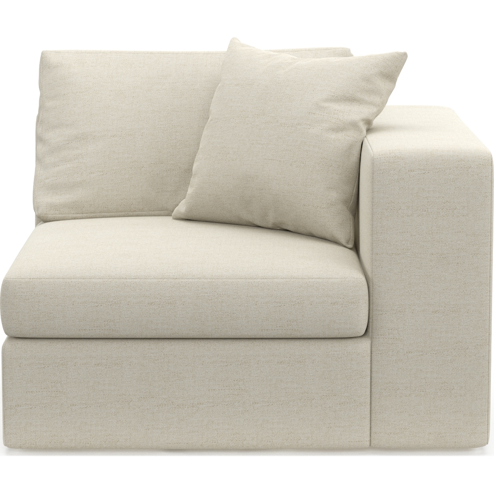collin white right arm facing chair   