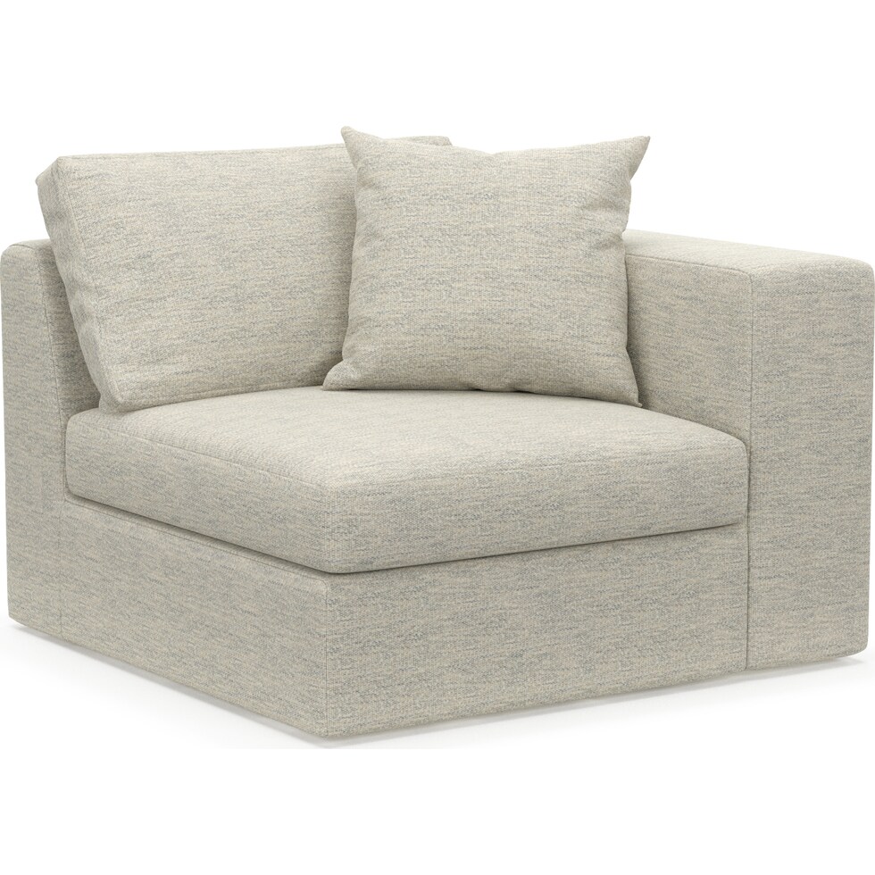 collin white right arm facing chair   