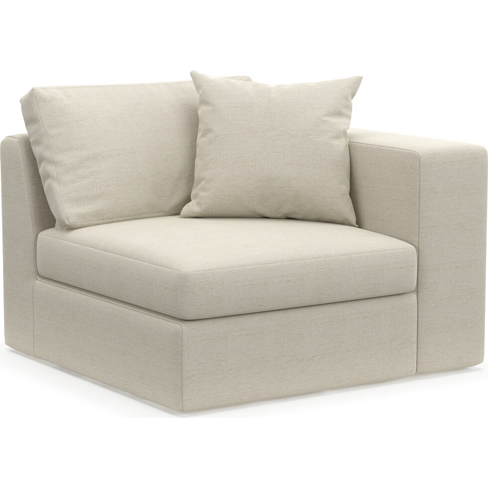 collin white right arm facing chair   