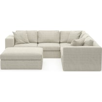 collin white sectional   