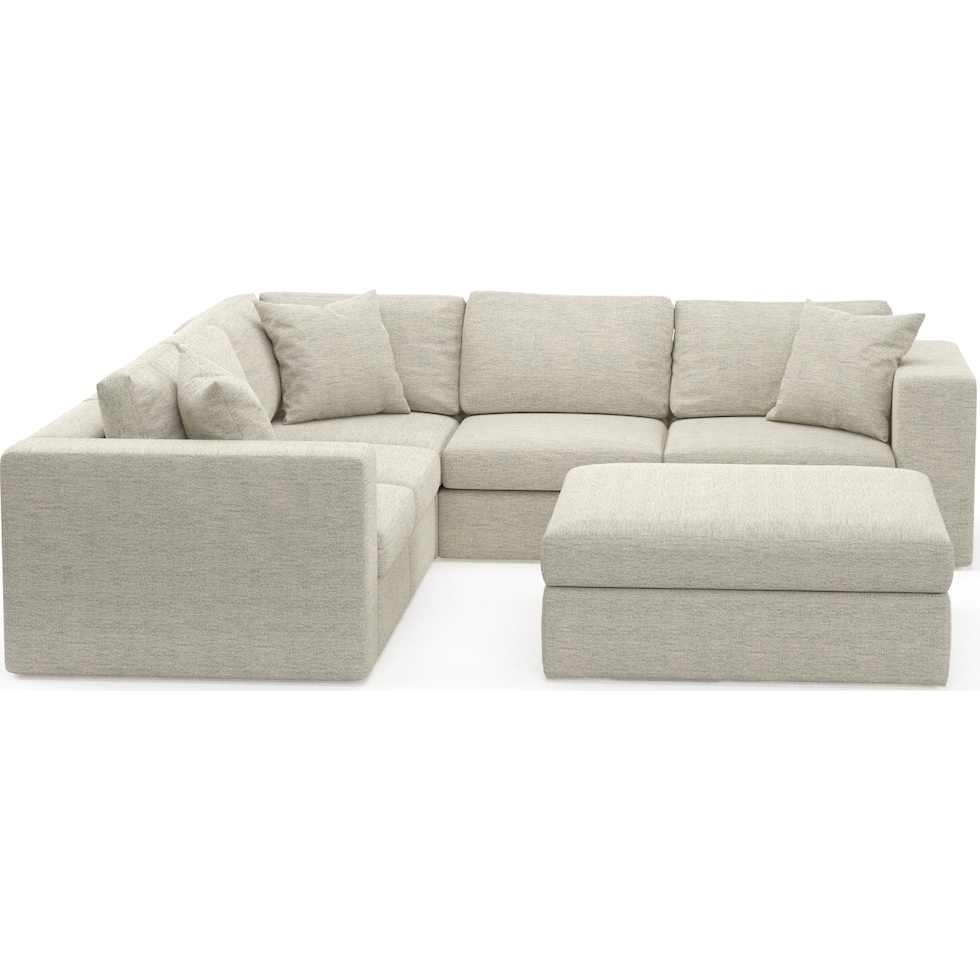 collin white sectional   