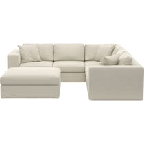 collin white sectional   