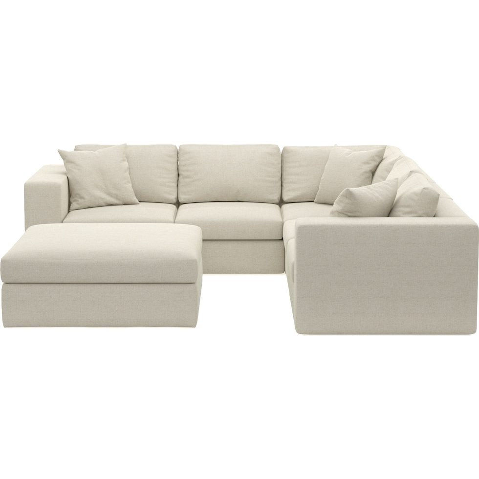 collin white sectional   