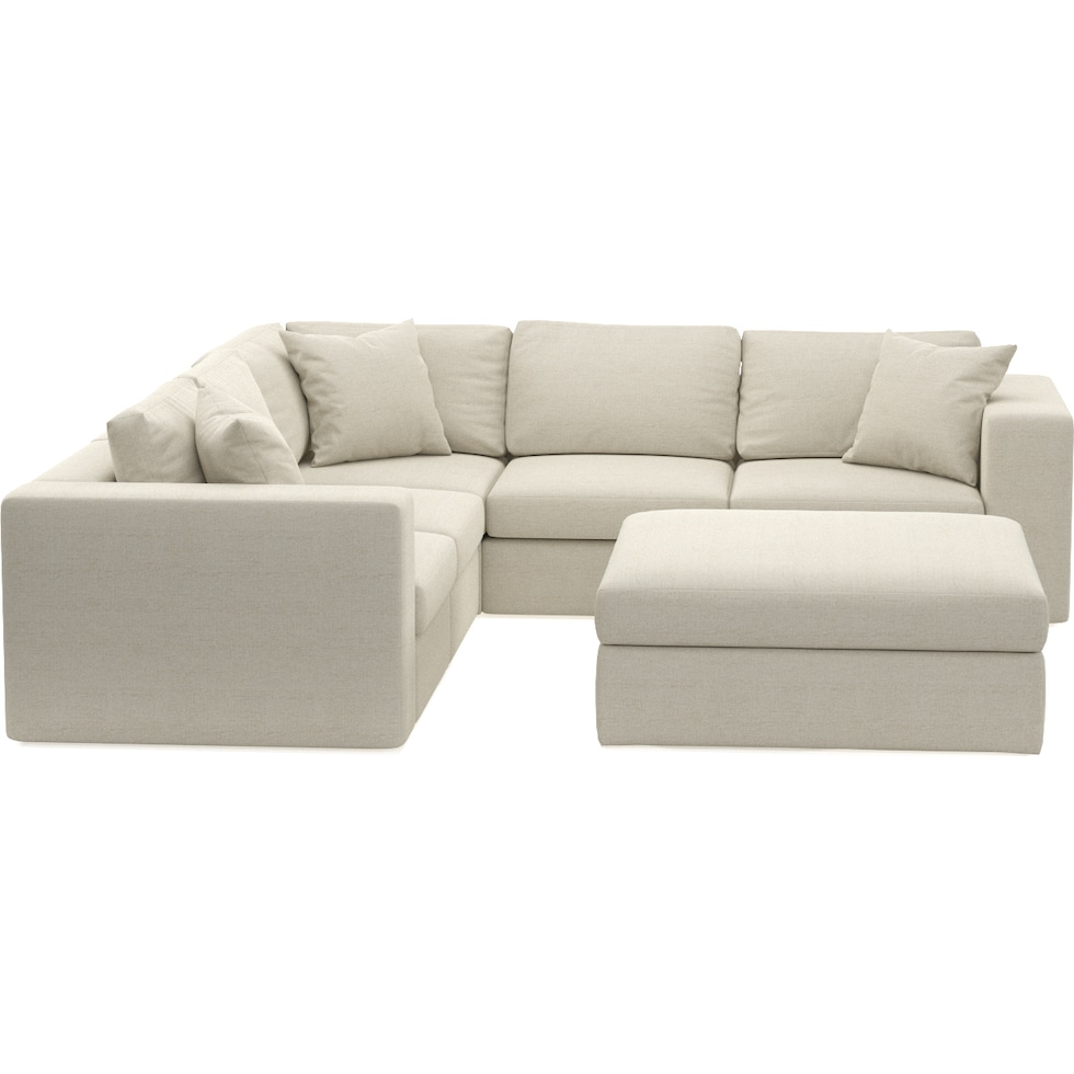 collin white sectional   