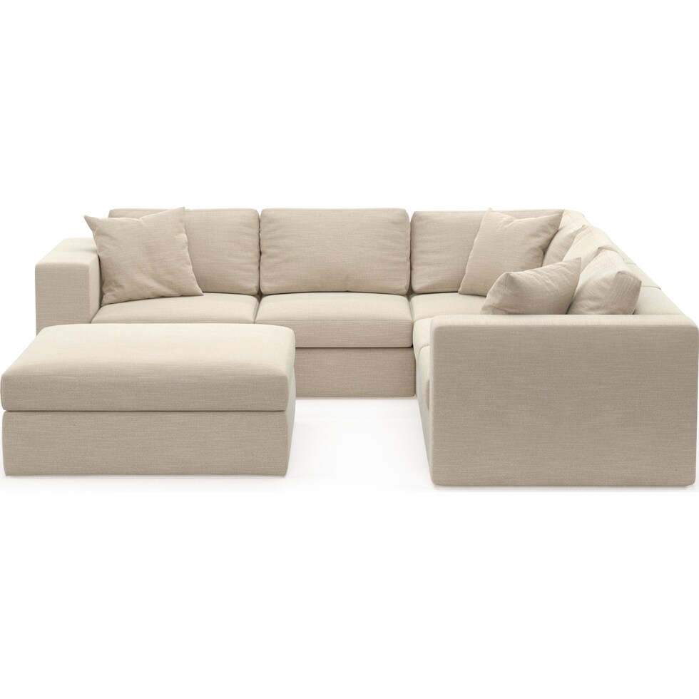 collin white sectional   