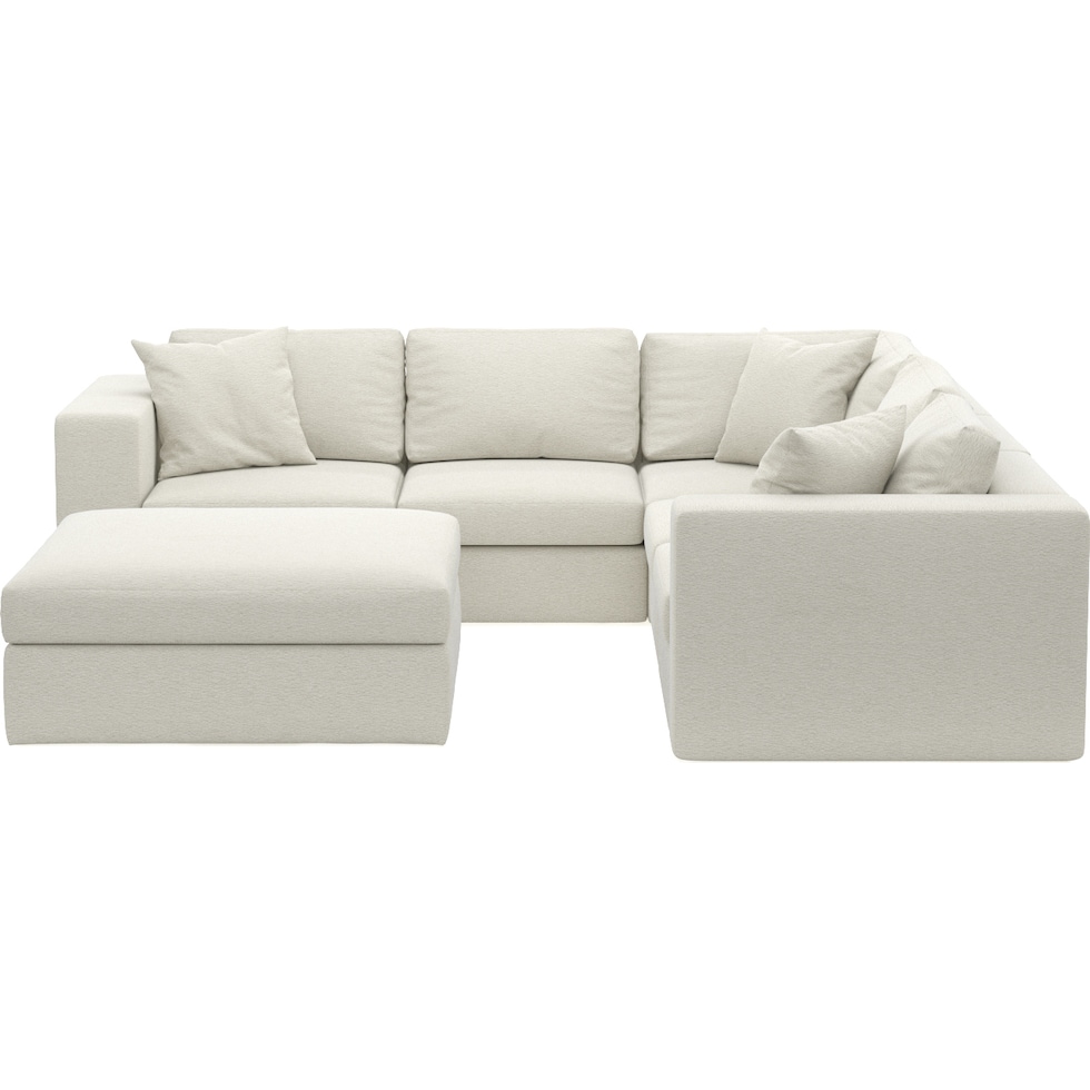collin white sectional   