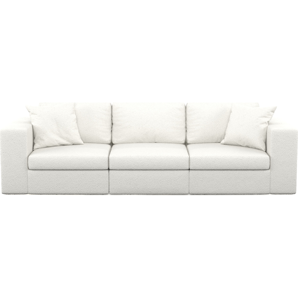 collin white sofa   