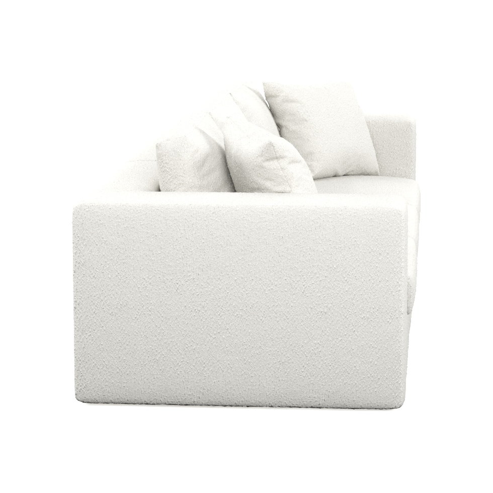 collin white sofa   