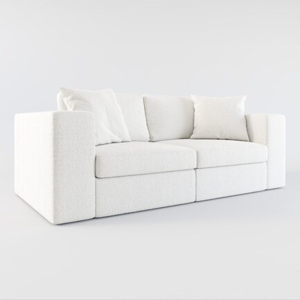Collin Foam Comfort 2-Piece Sofa - Bloke Snow