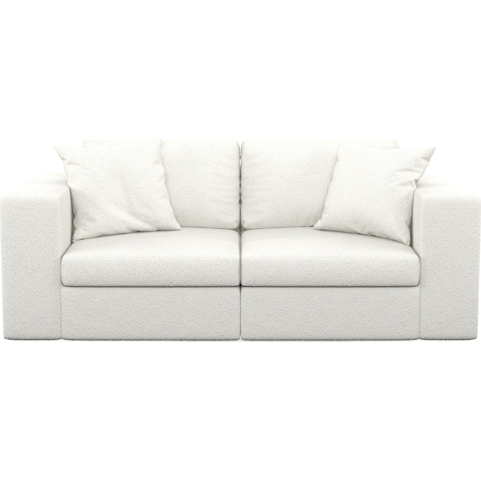 collin white sofa   