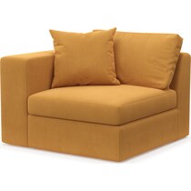 collin yellow left arm facing chair   