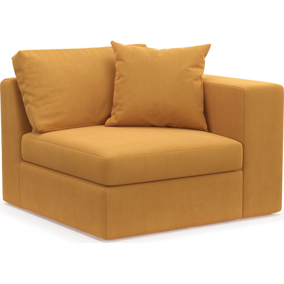 collin yellow right facing chair   