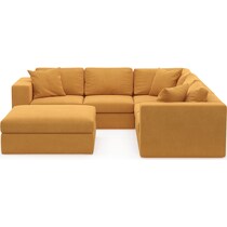 collin yellow sectional   