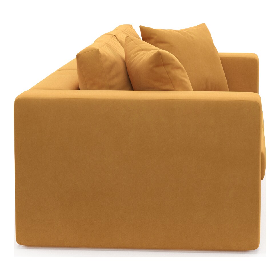 collin yellow sofa   