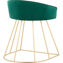 colmar green vanity stool   