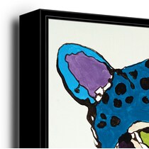 colorful cat multicolor wall art   