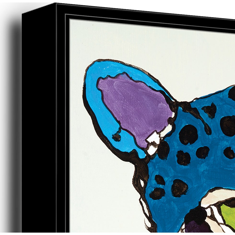 colorful cat multicolor wall art   