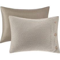 colson light brown full queen bedding set   