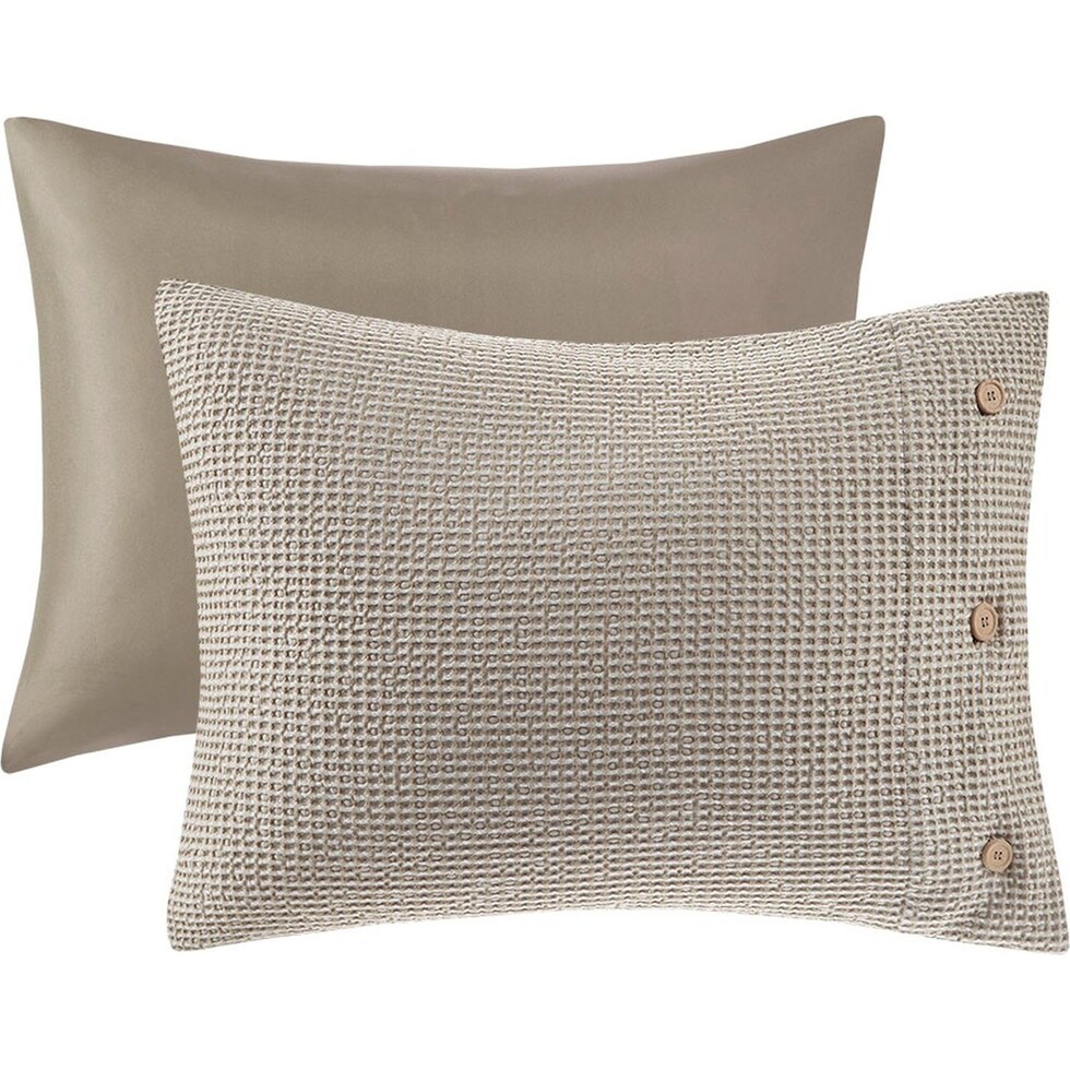 colson light brown full queen bedding set   