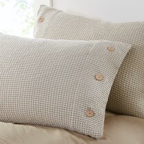 colson light brown full queen bedding set   