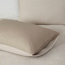 colson light brown full queen bedding set   