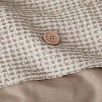 colson light brown full queen bedding set   