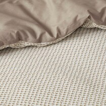 colson light brown full queen bedding set   