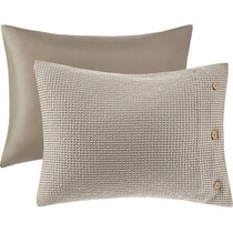 colson light brown king california king bedding set   