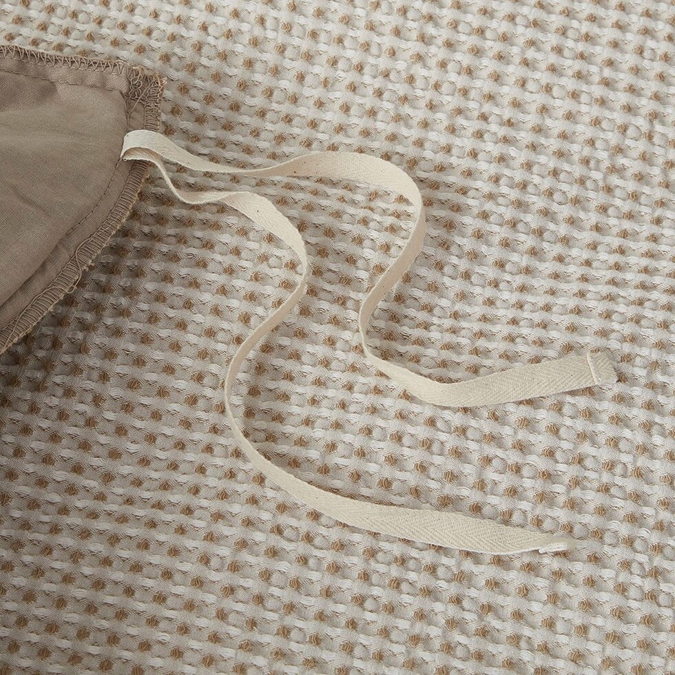colson light brown king california king bedding set   