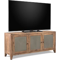 colt distressed natural tv stand   