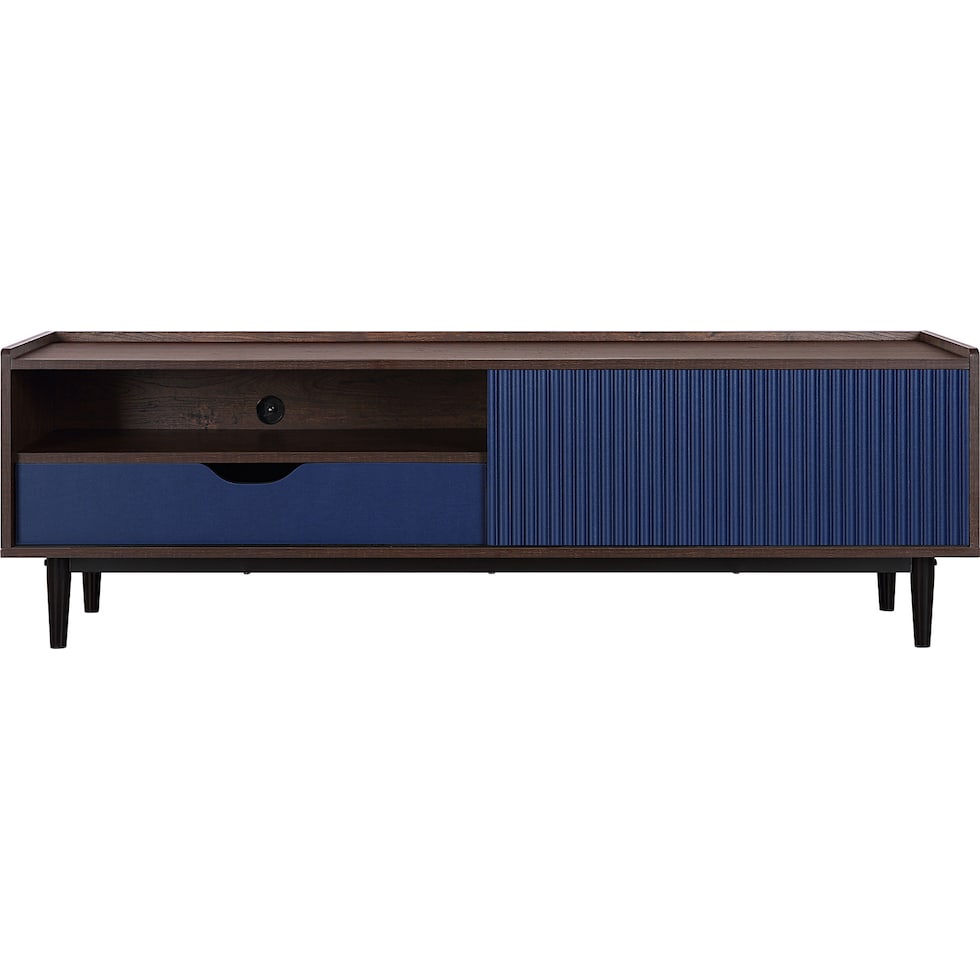 colter blue tv stand   