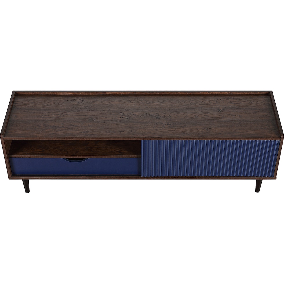 colter blue tv stand   